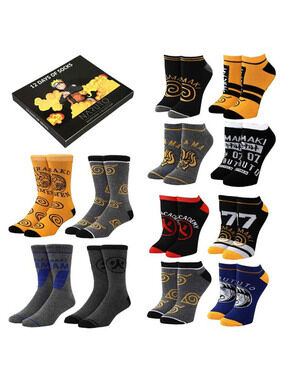 Bioworld Naruto 12 Days of Socks Set